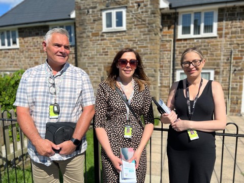 Team take to the streets to engage with tenants 