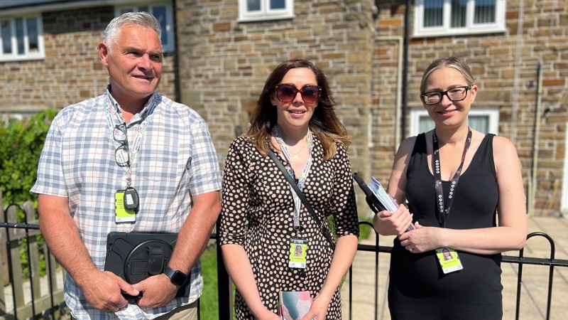 Team take to the streets to engage with tenants