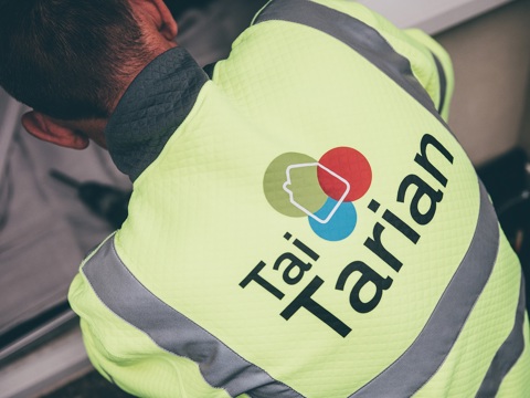 Tai Tarian staff member working on a property