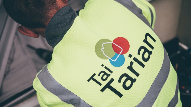 Tai Tarian staff member working on a property