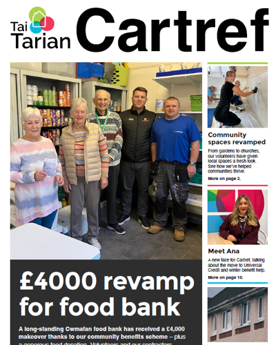 Front cover of Cartref - Autumn 2025