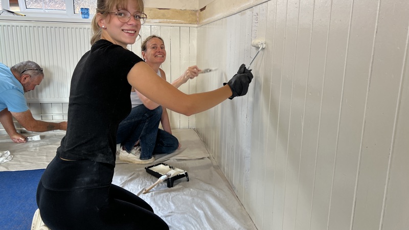 Tai Tarian staff members taking part in a Community Challenge