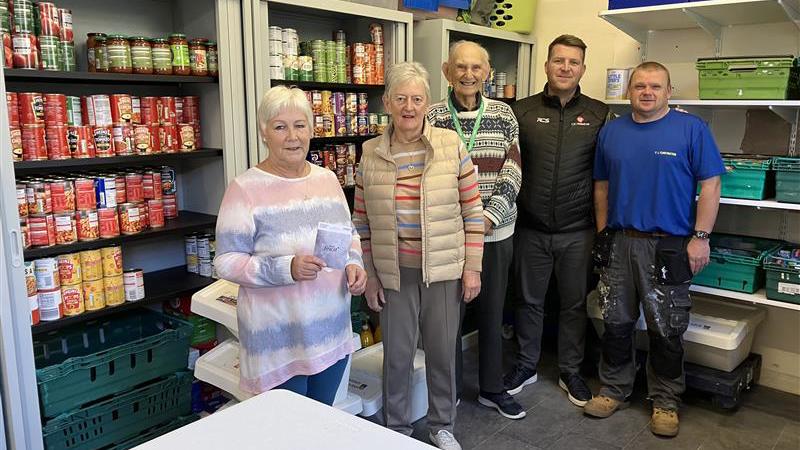 The team at Banc Bwyd Port Talbot